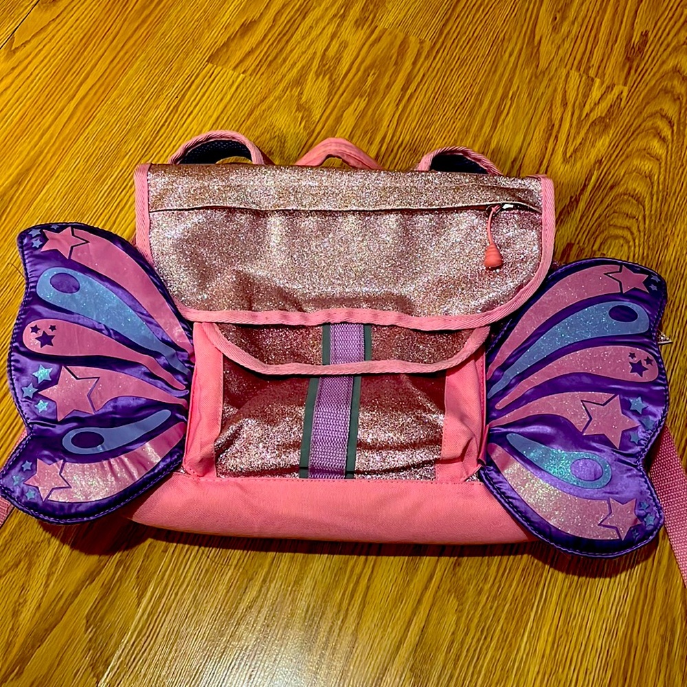 Bixbee Butterfly Kids Girls Kawaii Sparkly Bookbag